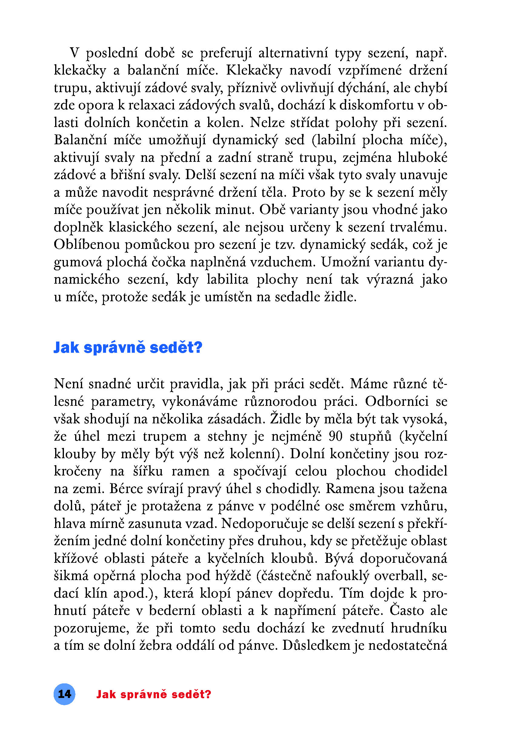 Cvičíme v kanceláři 