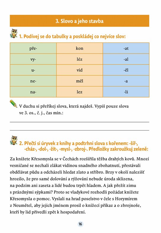Český jazyk v malíčku pro 5. třídu
