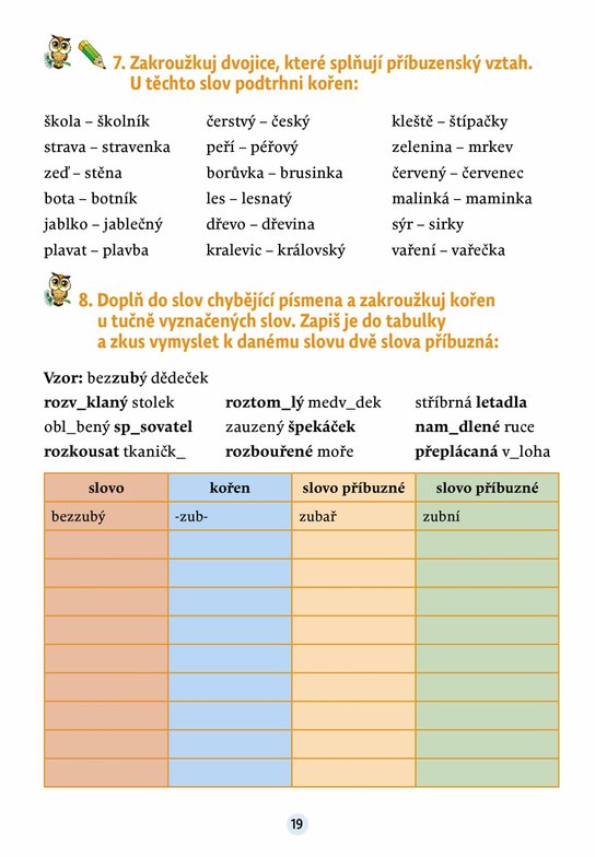 Český jazyk v malíčku pro 5. třídu