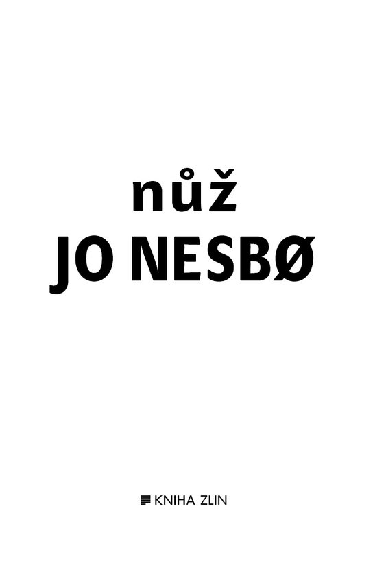 Nůž (paperback)