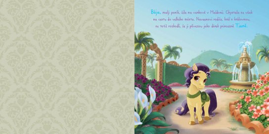 Princezna/Palace Pets - Bája - Rozkošný koník pro Tianu - uvnitř samolepky
