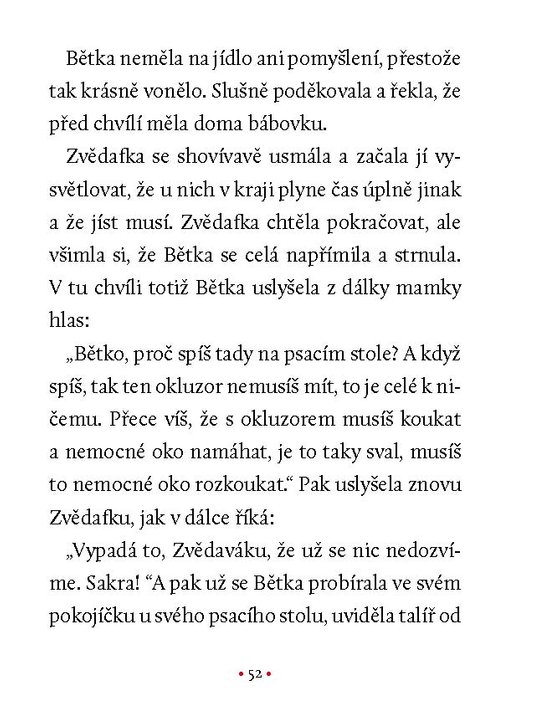 Bětka a její cesta od Chmury