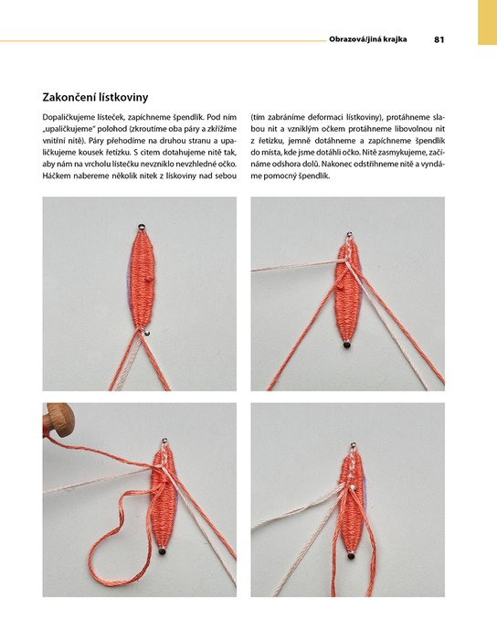 Paličkování. Variace vláčkové krajky