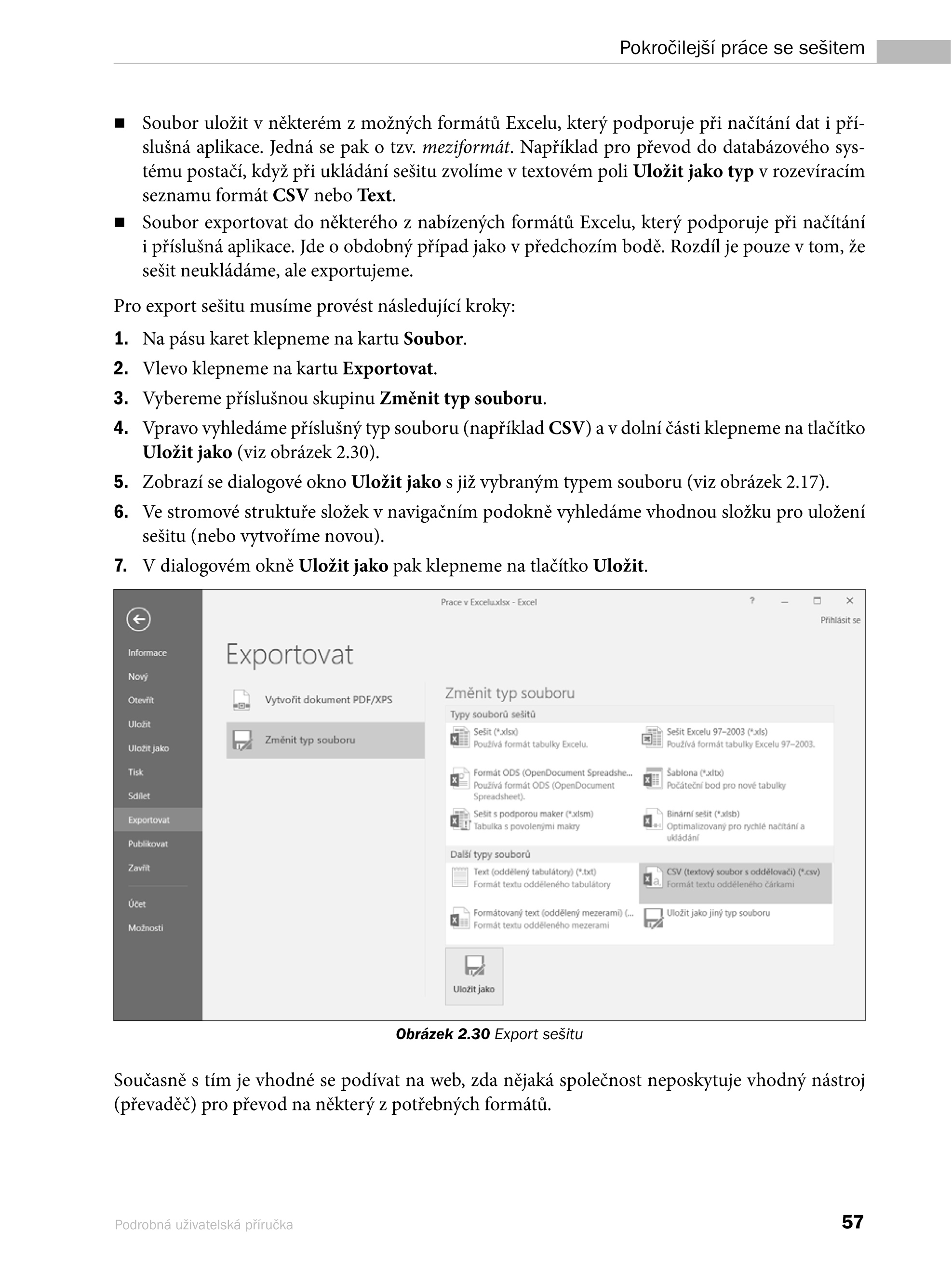 Microsoft Excel 2016 Podrobná uživatelská příručka