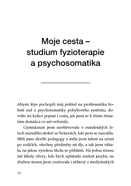 Jak porozumět bolestem zad 
