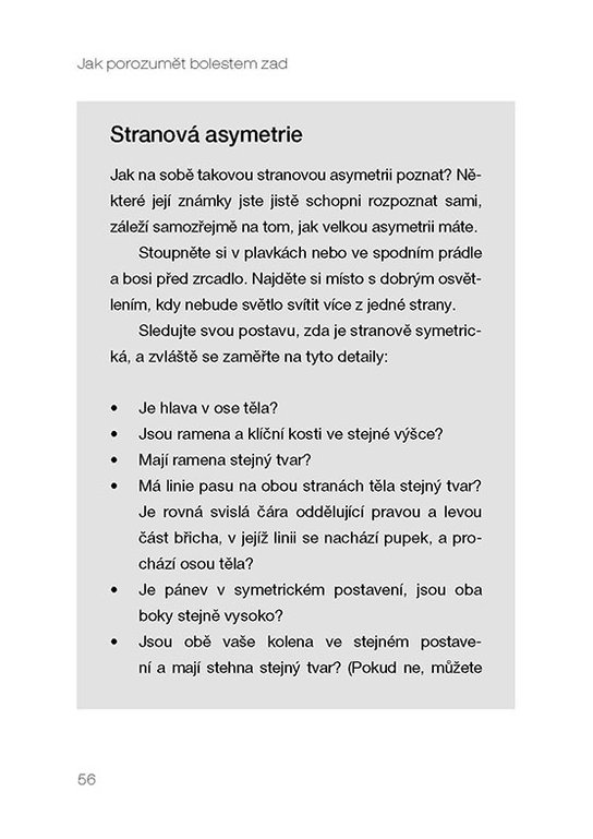 Jak porozumět bolestem zad 