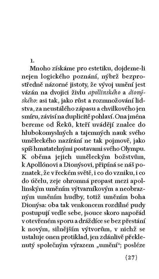 Zrození tragédie