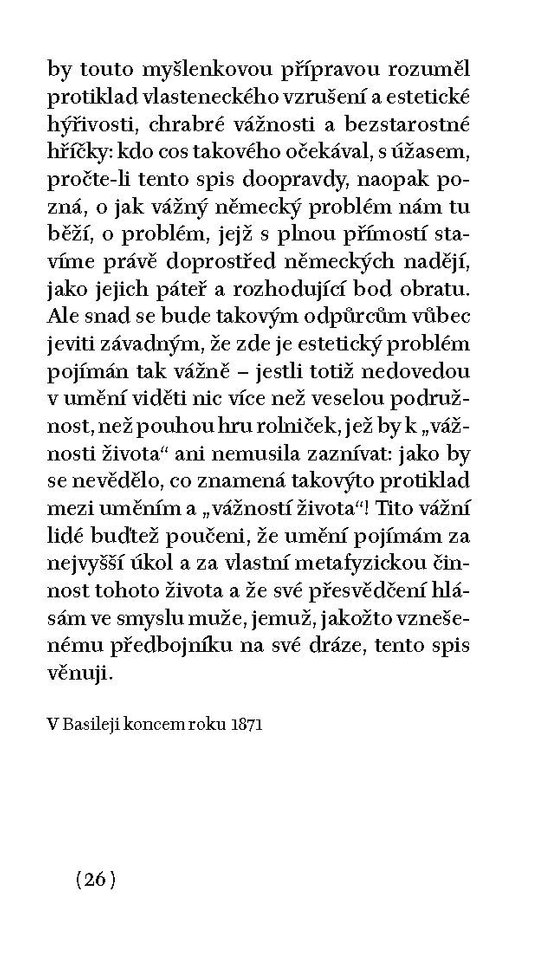 Zrození tragédie