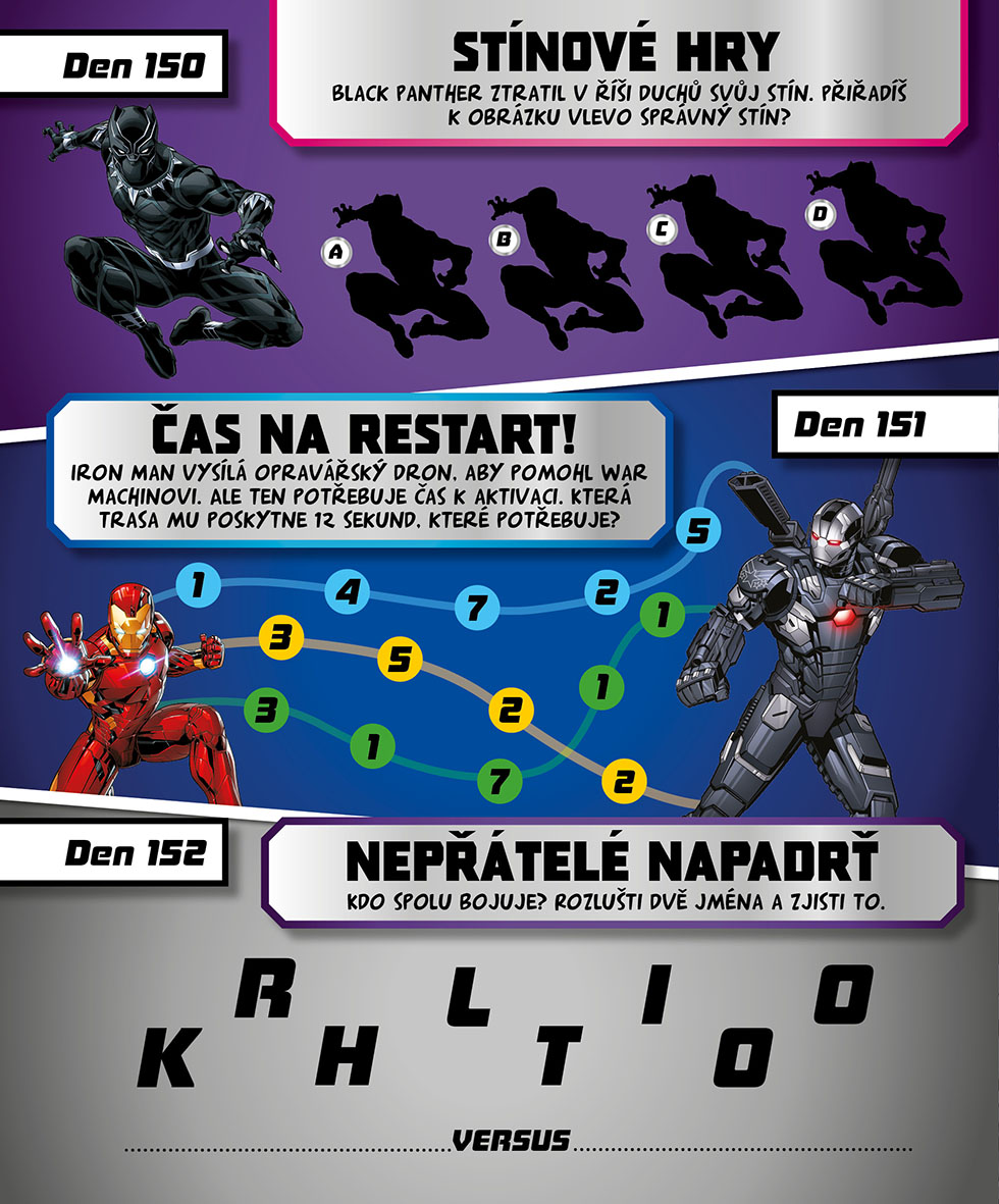 Marvel Avengers: 365 úkolů pro superhrdiny