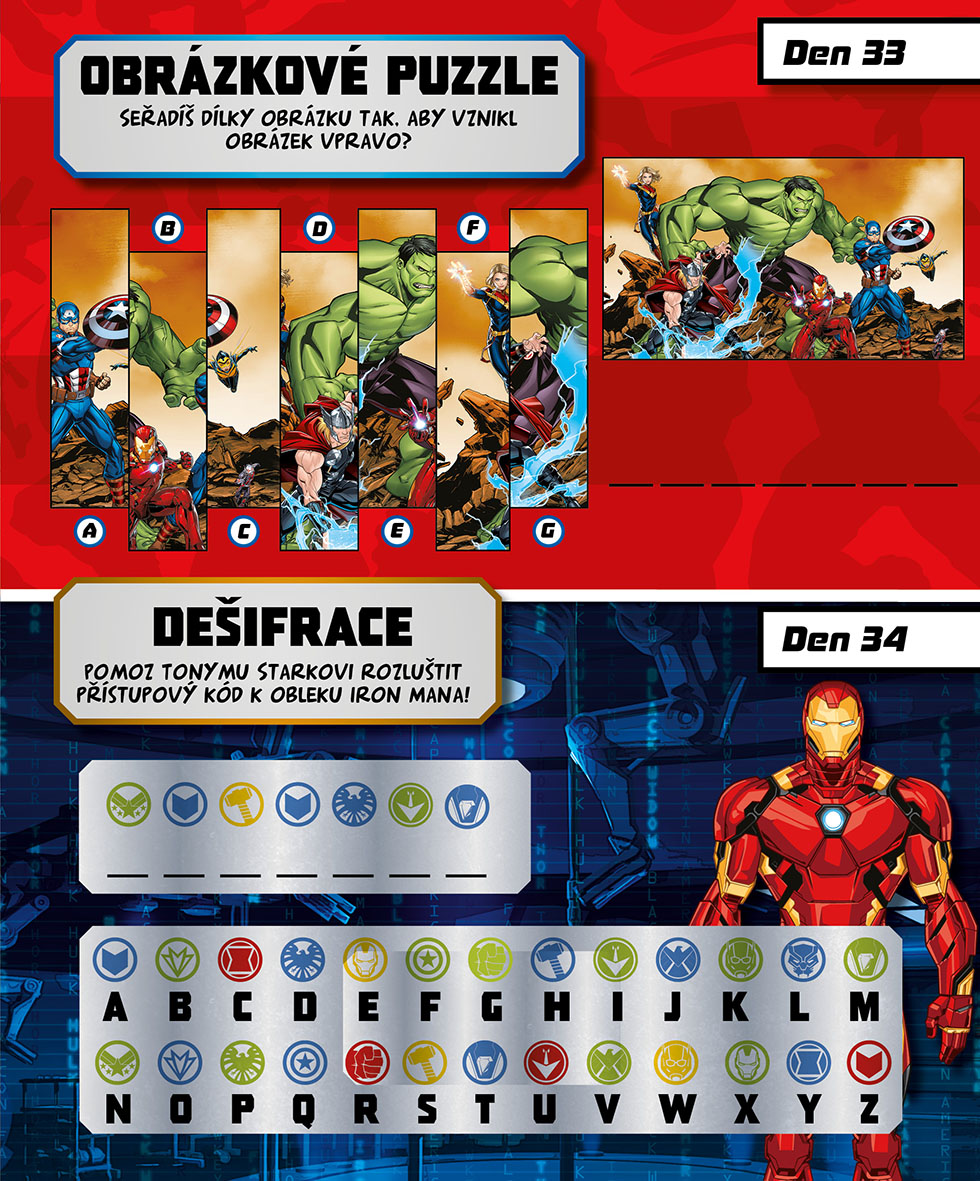 Marvel Avengers: 365 úkolů pro superhrdiny