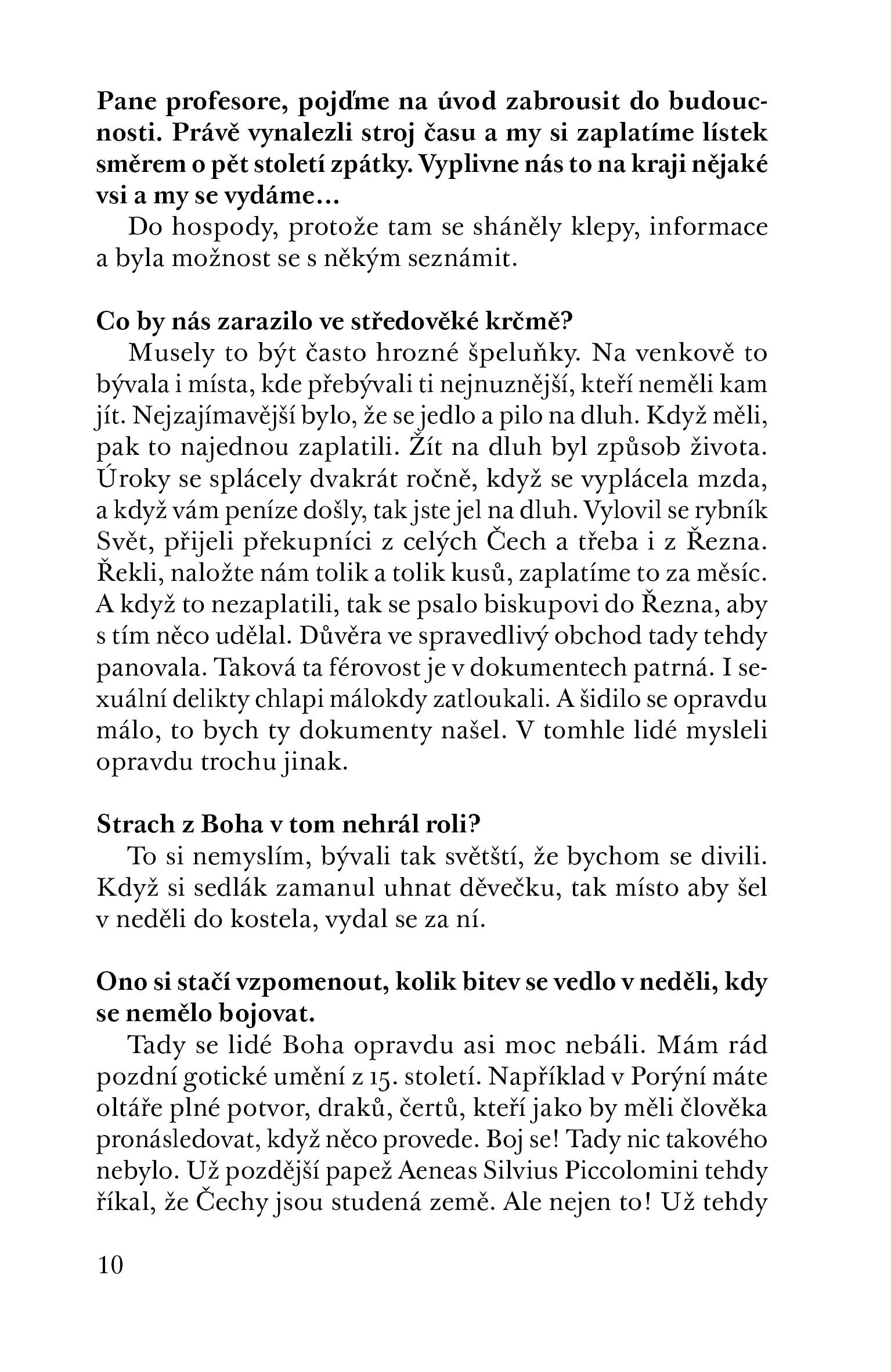 V pavučinách času