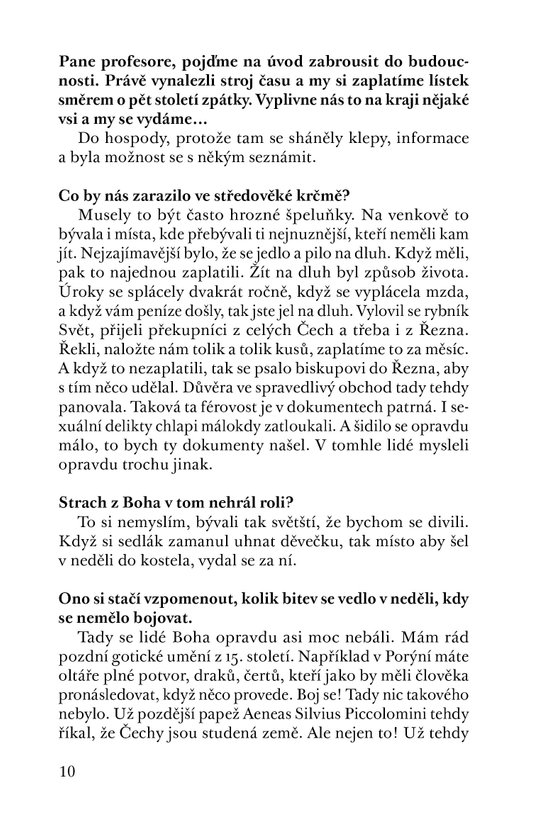 V pavučinách času