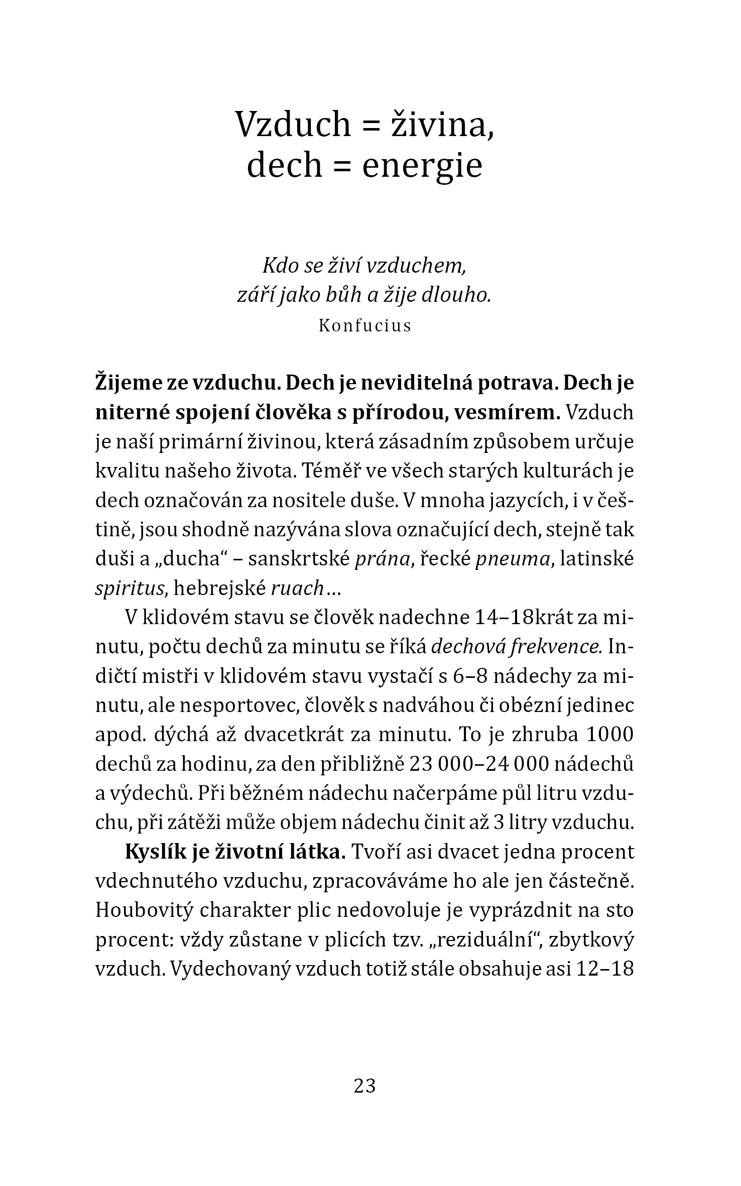 Zdravé dýchání 