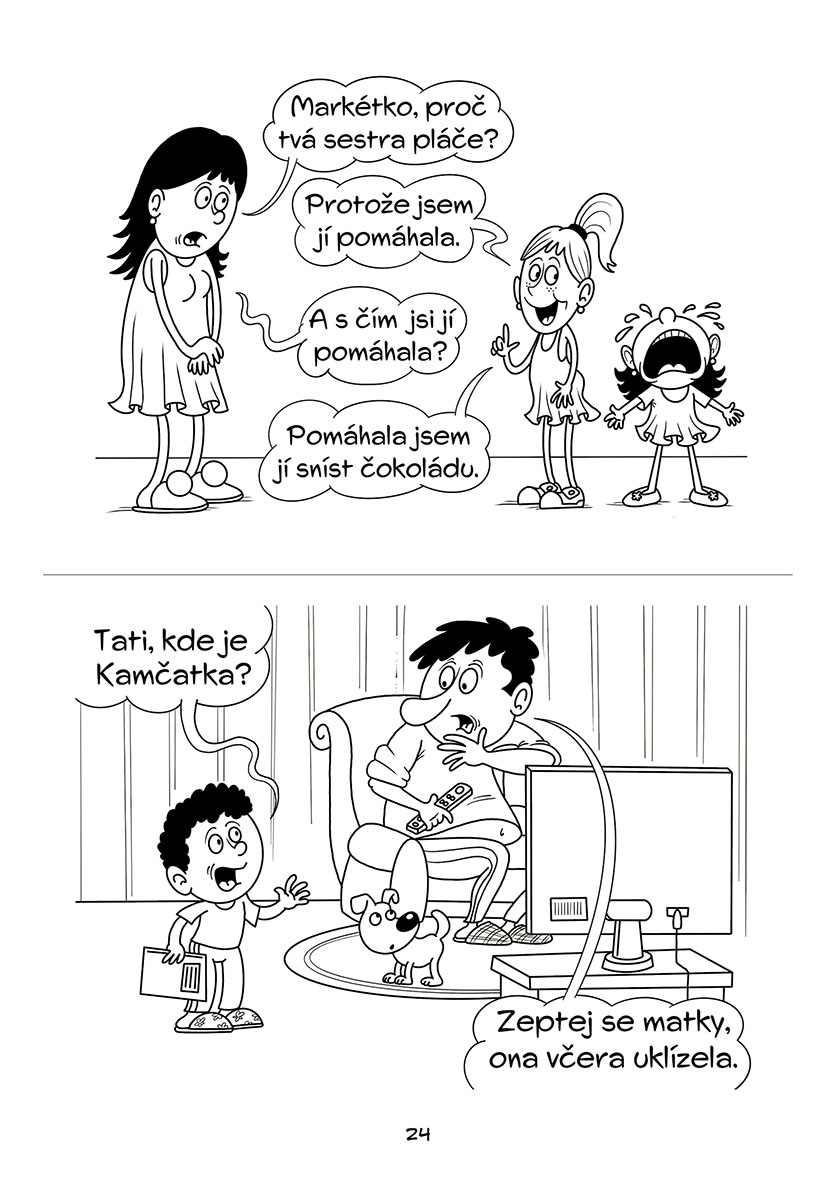 Kreslené vtipy pro děti 4