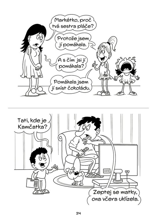 Kreslené vtipy pro děti 4