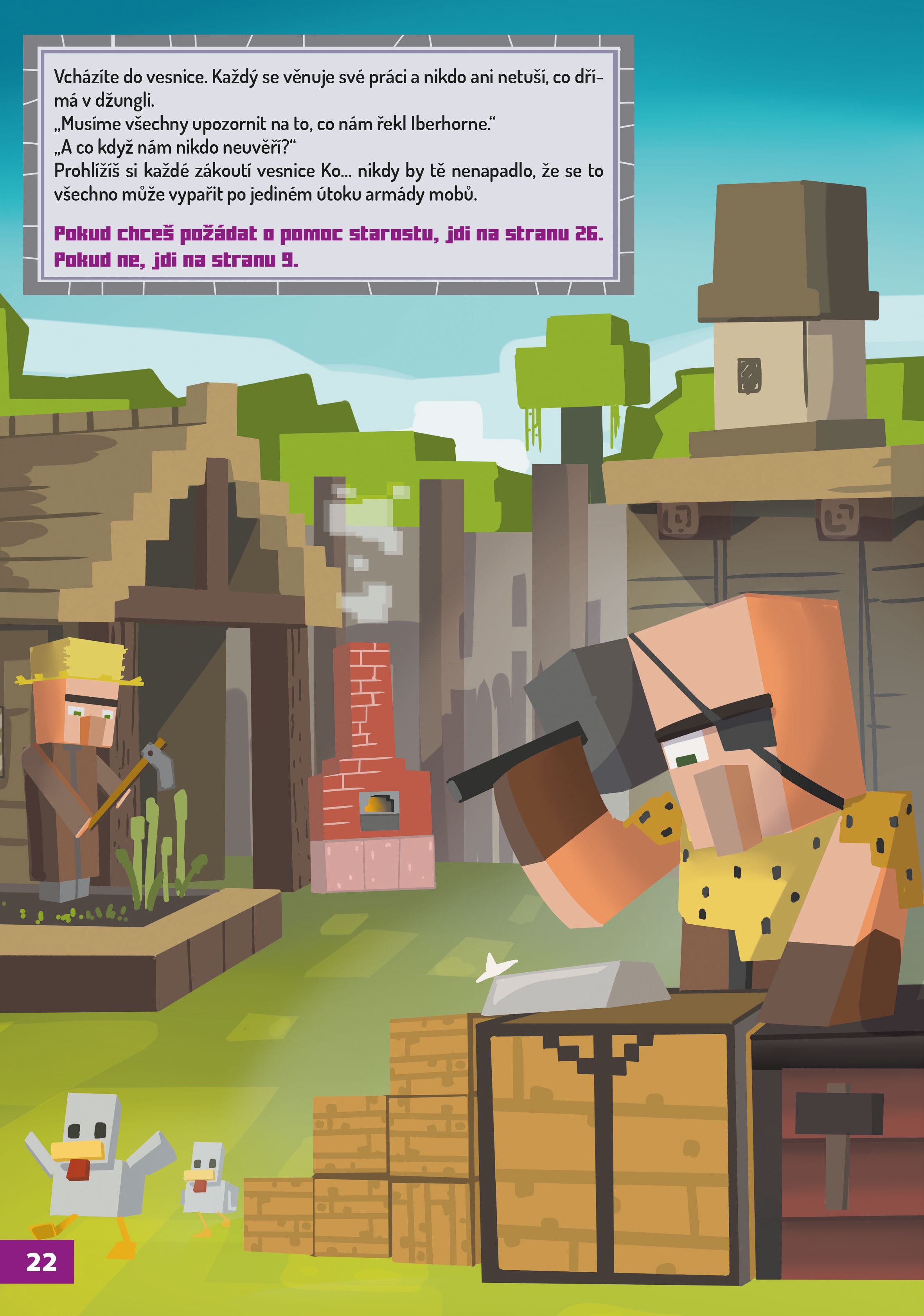 Gamebook: Minecraft – dobrodružství v ruinách Komoriom