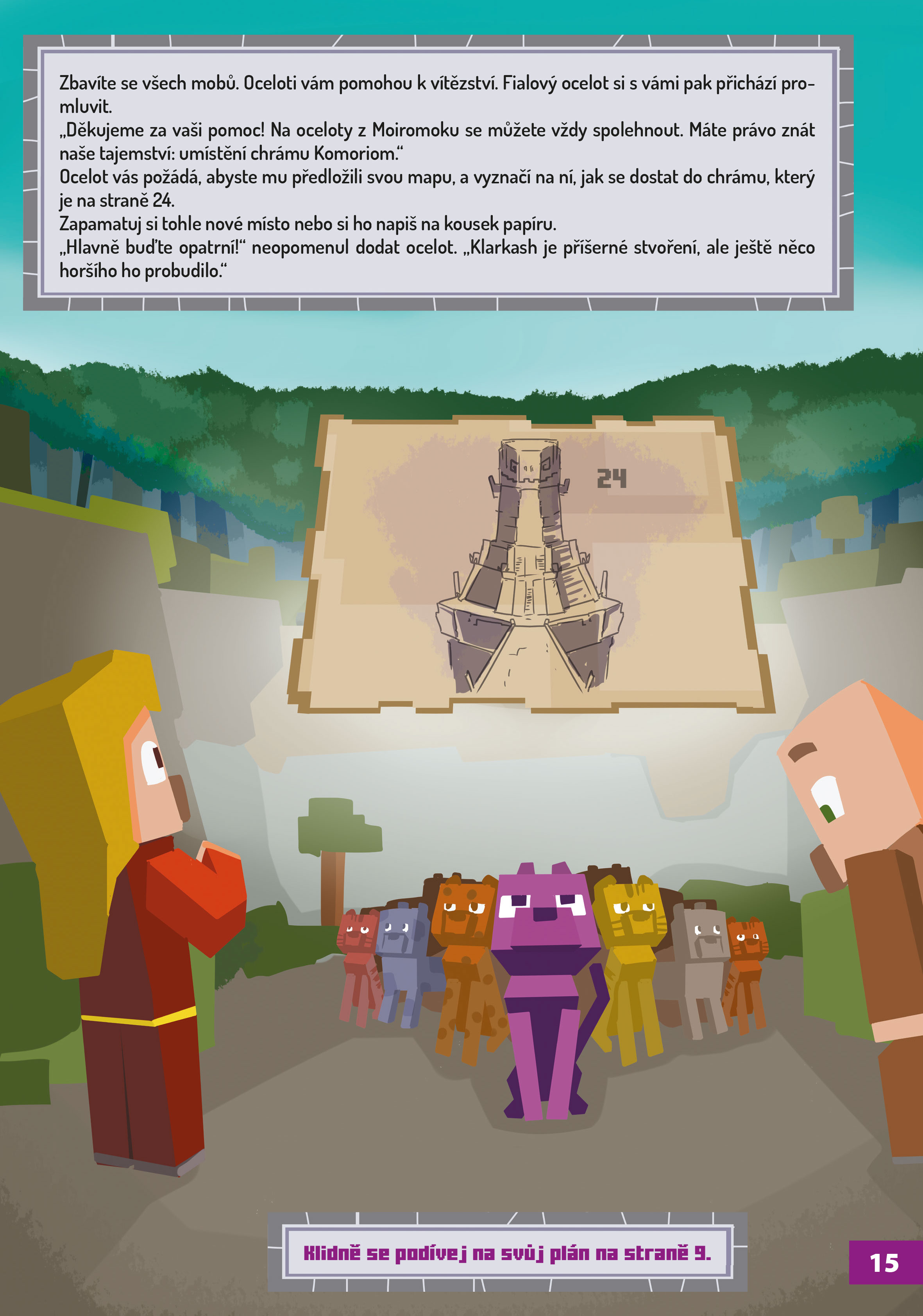 Gamebook: Minecraft – dobrodružství v ruinách Komoriom