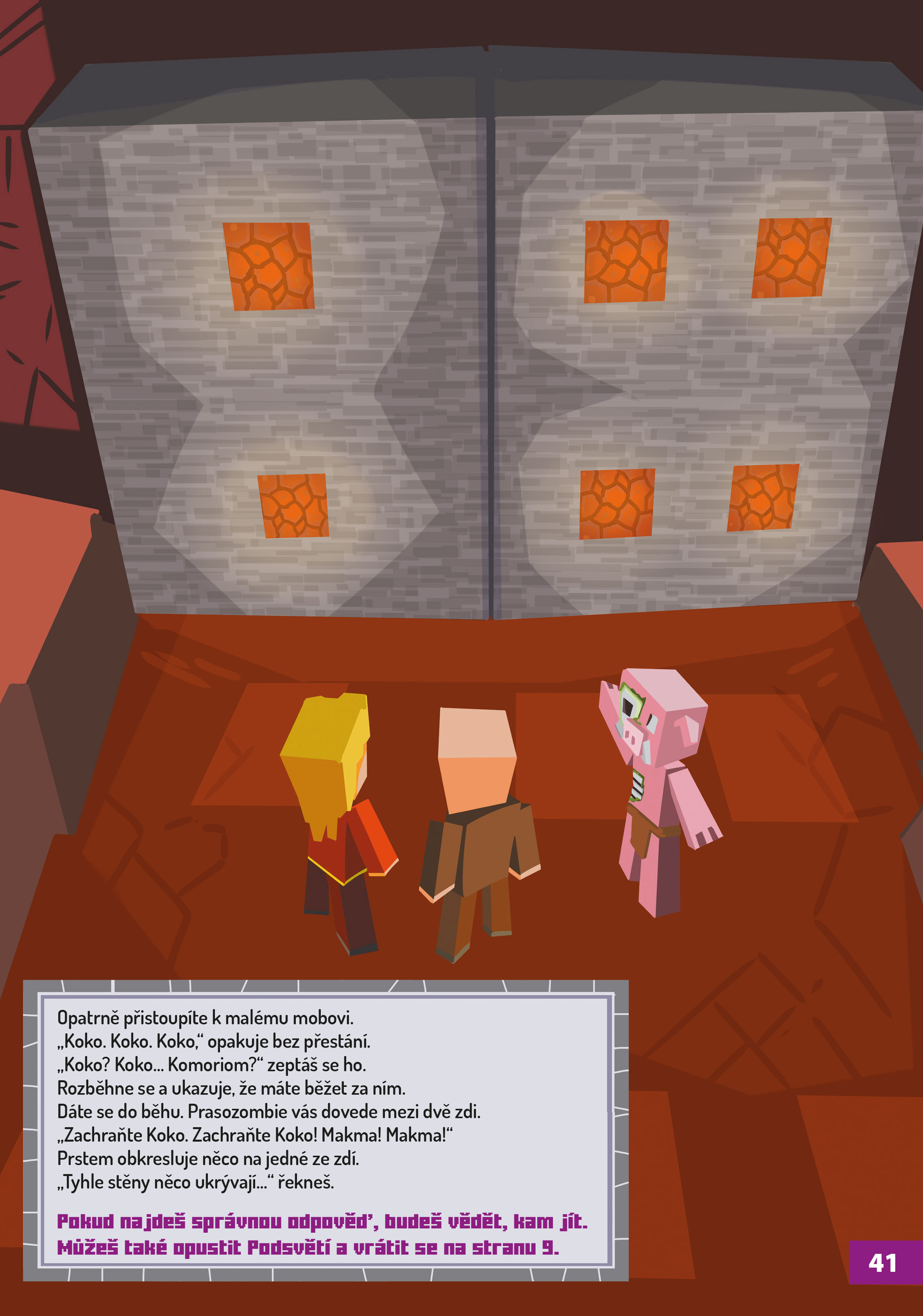 Gamebook: Minecraft – dobrodružství v ruinách Komoriom