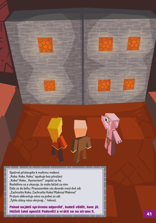 Gamebook: Minecraft – dobrodružství v ruinách Komoriom