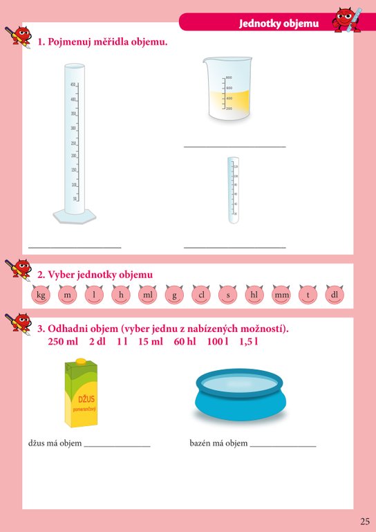 Převody jednotek s čertíkem Kvítkem