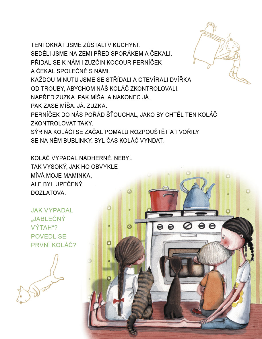 Čteme sami – genetická metoda - Jak si velká malá holčička upekla kouzelný den