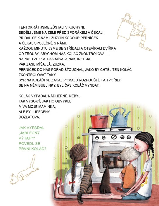 Čteme sami – genetická metoda - Jak si velká malá holčička upekla kouzelný den