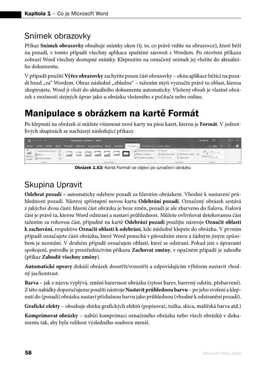 Microsoft Office 2016 Podrobná uživatelská příručka
