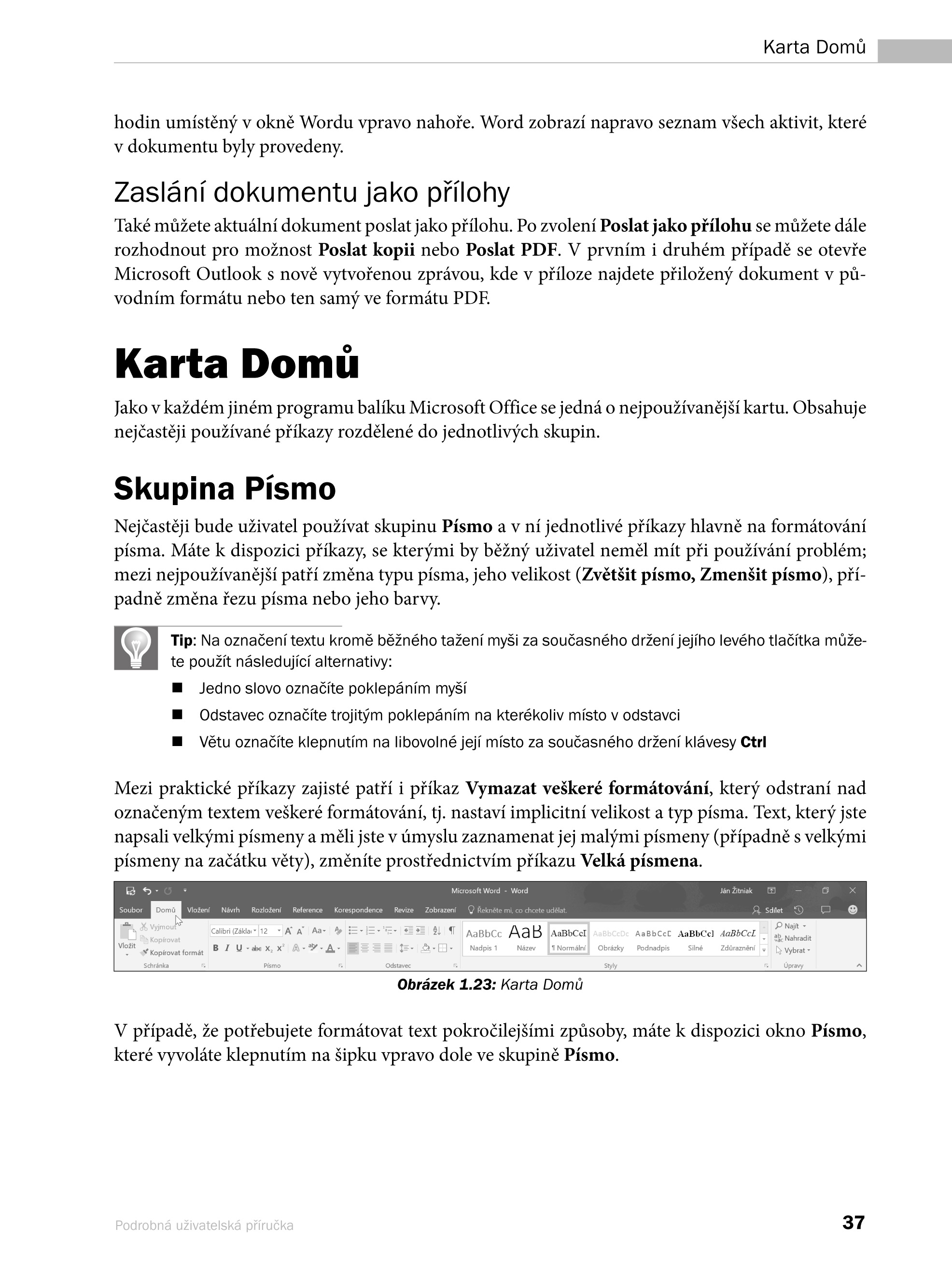 Microsoft Office 2016 Podrobná uživatelská příručka
