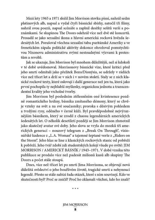 Jim Morrison: Život, smrt a legenda