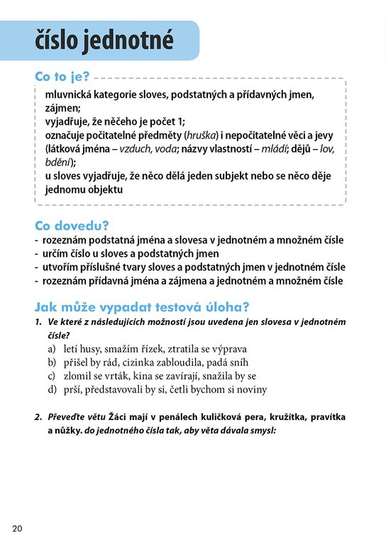 Slovníček pojmů z českého jazyka a literatury