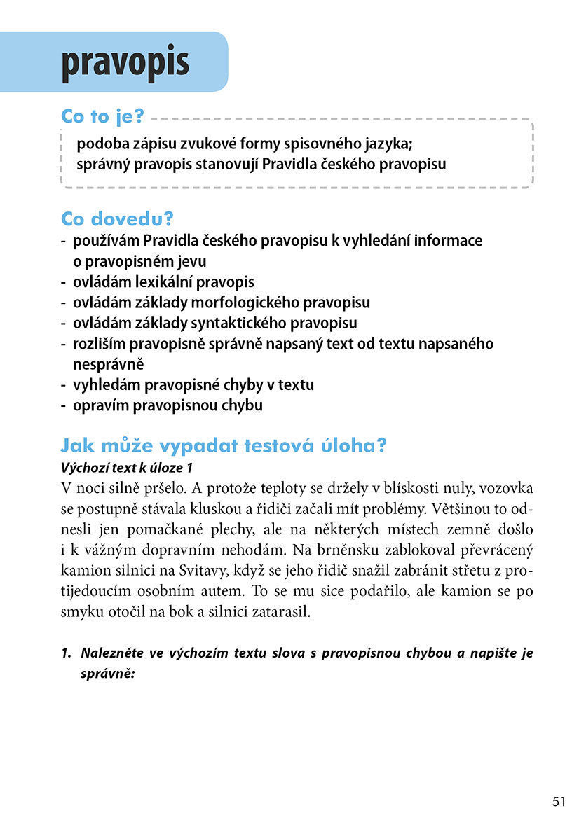 Slovníček pojmů z českého jazyka a literatury