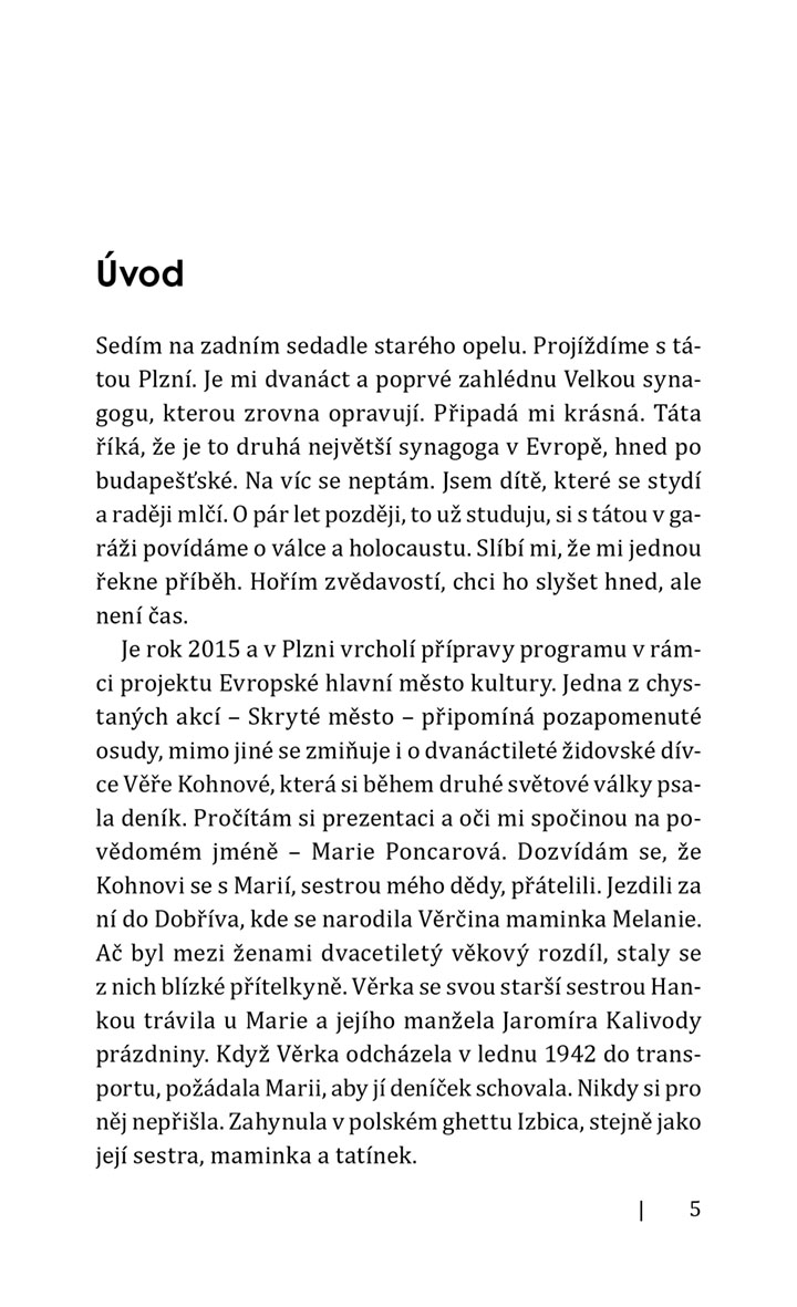 Deník Věrky Kohnové