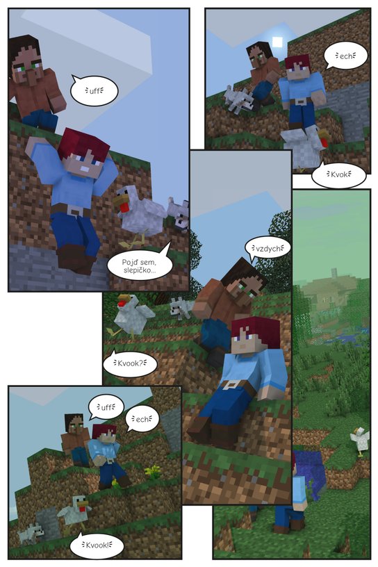 Pomsta nemrtvých mnichů: Neoficiální megakomiks ze světa Minecraftu 2