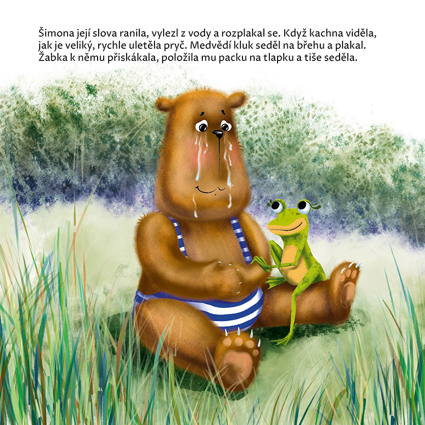 O medvídkovi, co neuměl plavat, ale naučil se číst