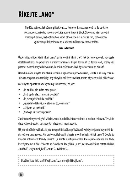 100 věcí, které dělají úspěšní lidé