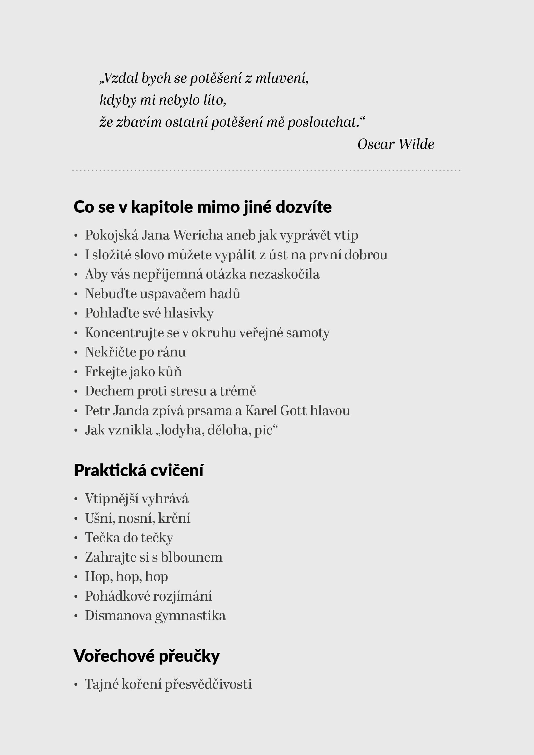 Nebát se a mluvit