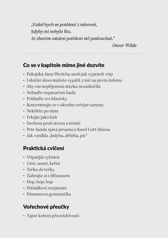 Nebát se a mluvit
