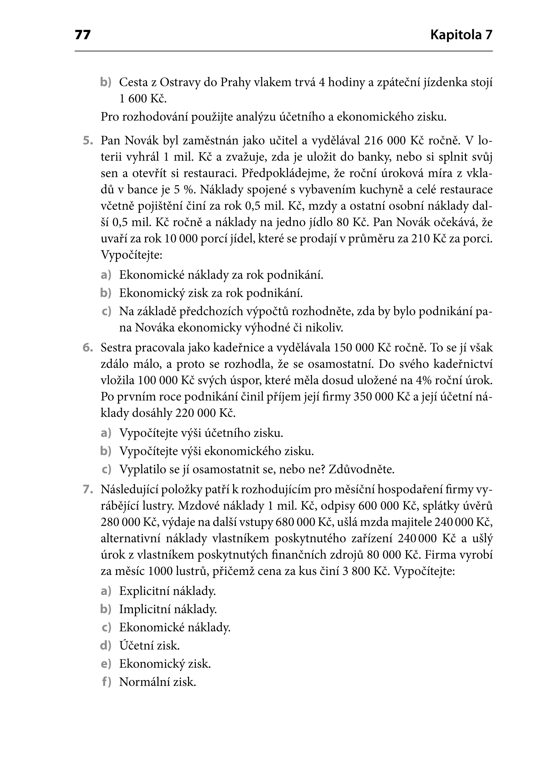 Cvičebnice mikroekonomie