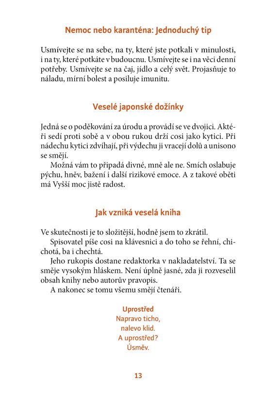Usmát se a poodstoupit