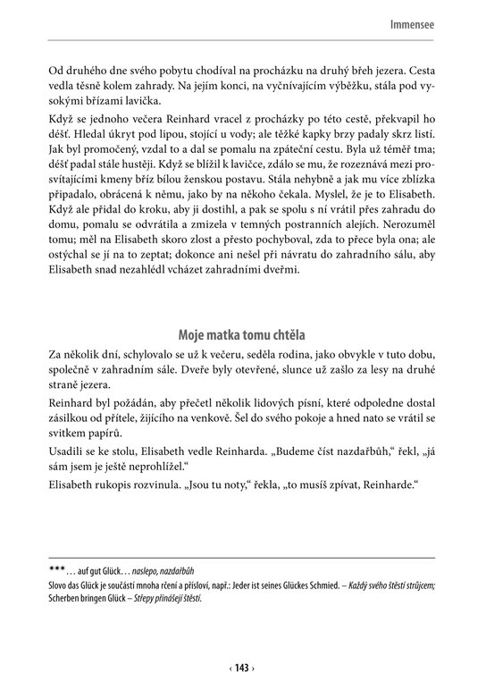 Milostné příběhy. Liebesgeschichten