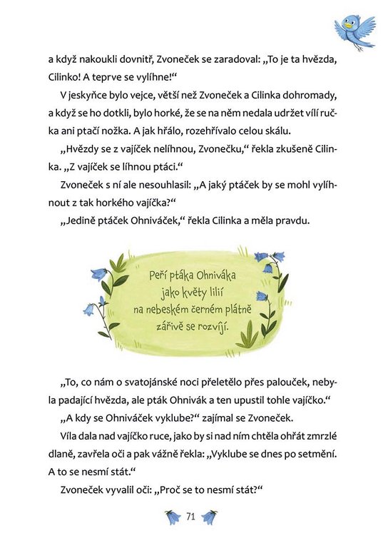 O modrém ptáčkovi