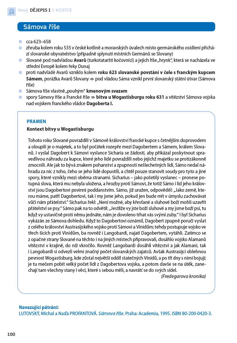 Nový dějepis v kostce pro SŠ I.