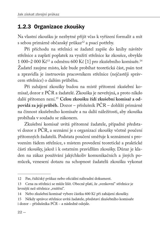 Jak získat zbrojní průkaz
