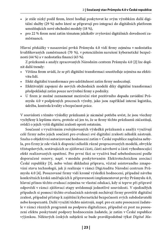 Průmysl 4.0 - Základ ekonomické transformace ČR