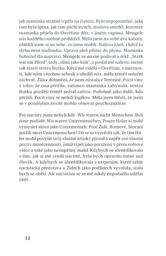 Se žlutou hvězdou v prázdném kupé