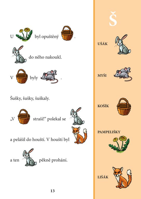 Logopedické pexeso a obrázkové čtení C-S-Z-Č-Š-Ž