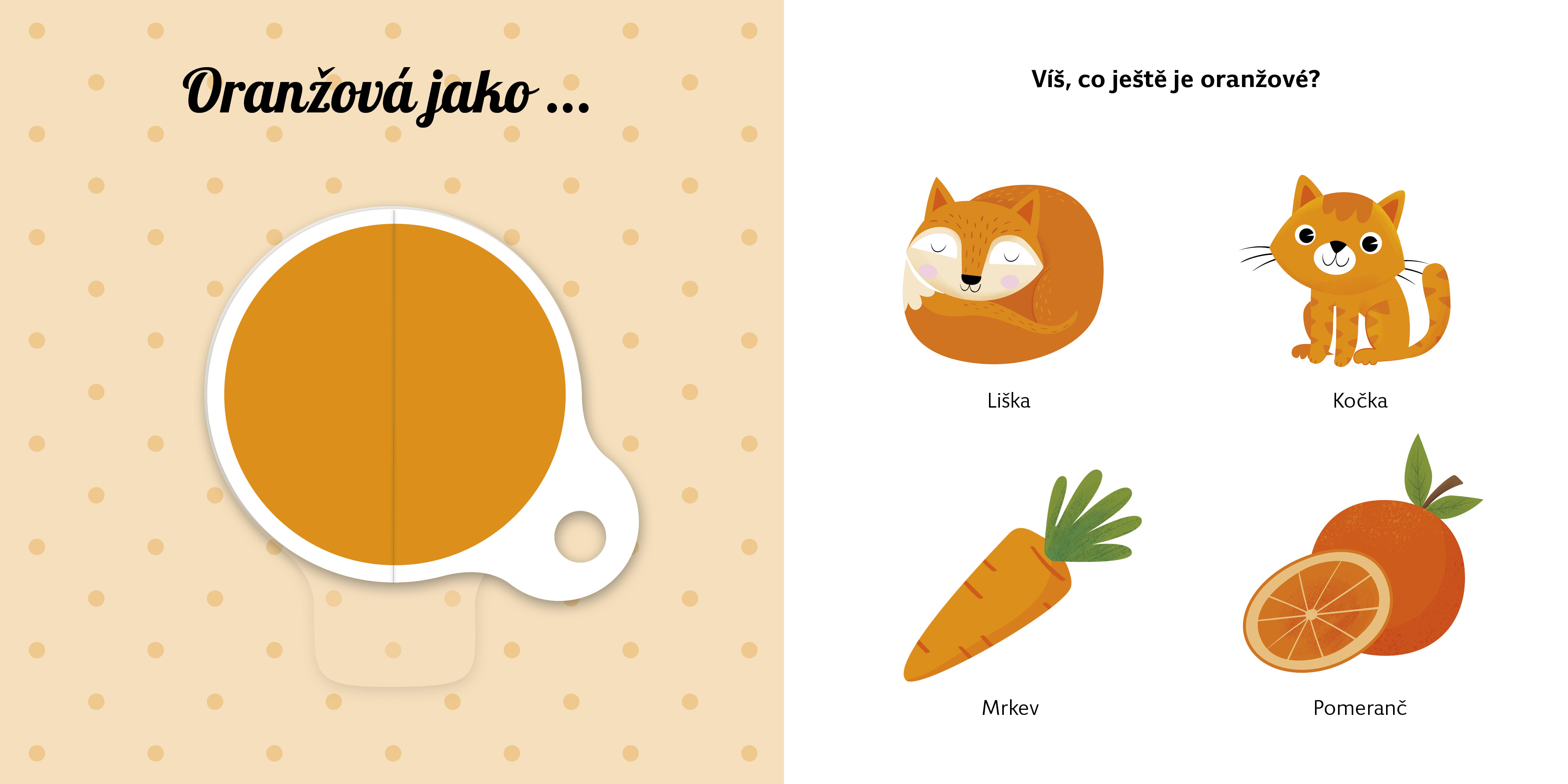 Uč se barvy s kouzelným kolečkem