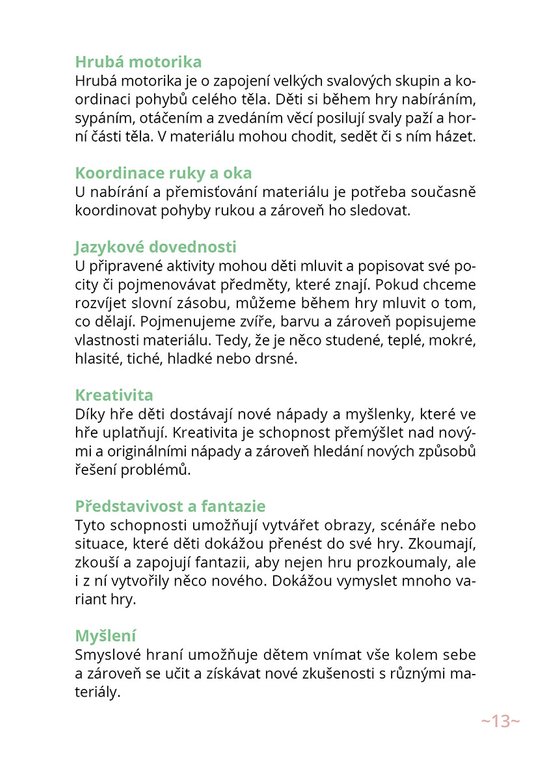 Smyslové hraní pro batolata a předškoláky