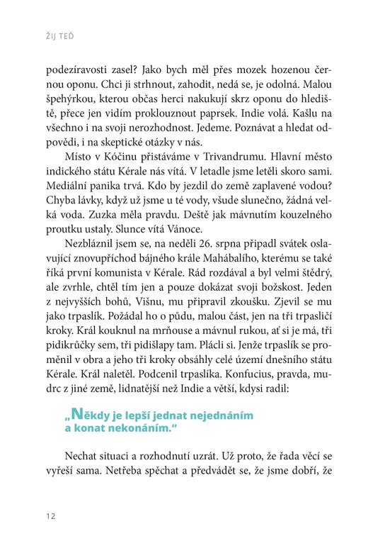 Karel Voříšek: Žij teď 