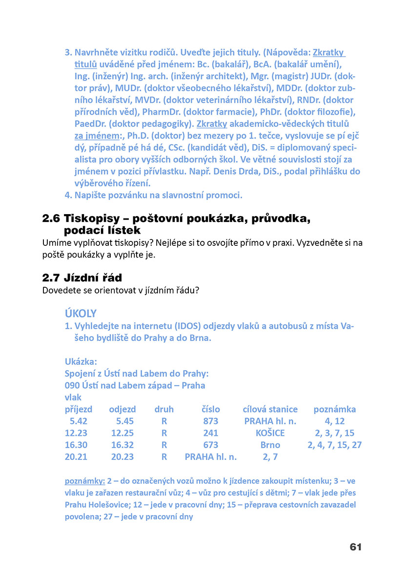 Sloh od šestky do devítky